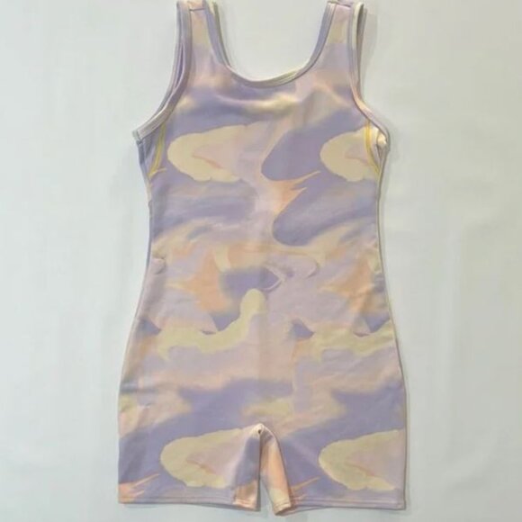 3/$15 Cat & Jack – Girls’ Pastel Multi-color S (6/7) Gymnastics Biketard - Picture 1 of 8